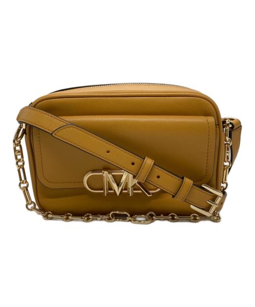 MICHAEL KORS（マイケル・コース）MICHAEL KORS (マイケルコース) PARKER チェーンスワッグ カメラクロスボディ ミディアム イエローの古着・服飾アイテム