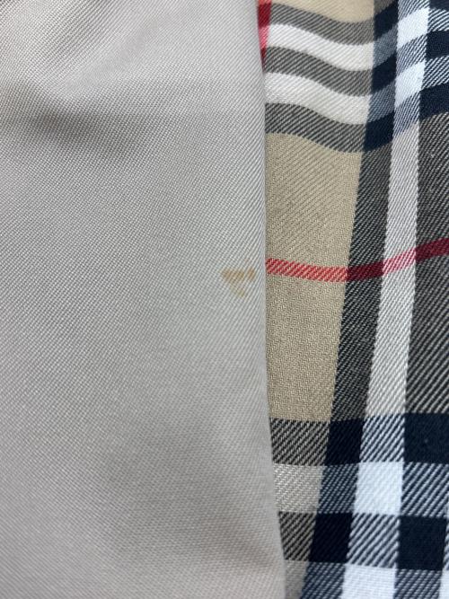 Burberry's（バーバリーズ）Burberry's (バーバリーズ) 裏ノヴァチェックステンカラーコート ベージュ サイズ:記載なしの古着・服飾アイテム