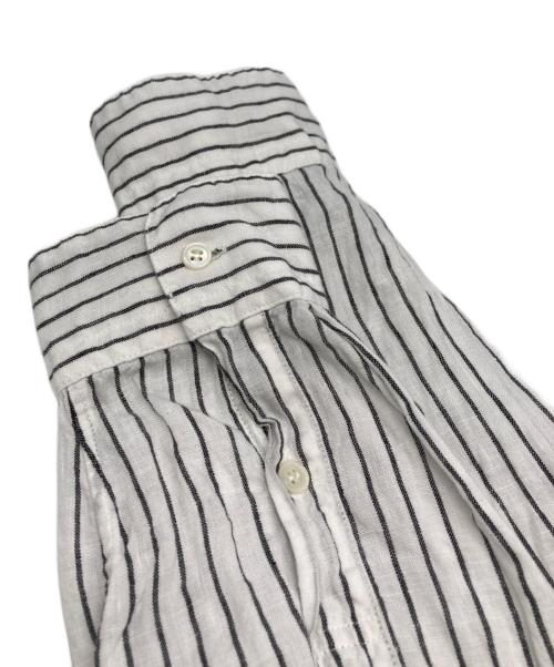 FRAMeWORK（フレームワーク）FRAMeWORK (フレームワーク) フレンチリネンドロストシャツ FRAMeWORK ホワイト サイズ:FREEの古着・服飾アイテム