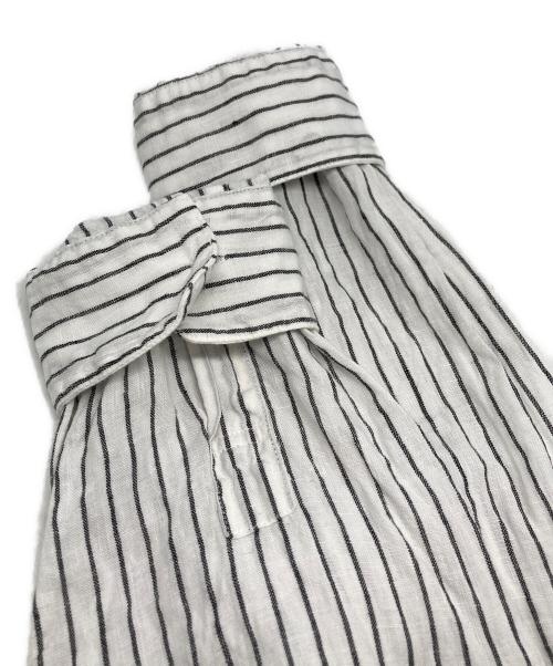 FRAMeWORK（フレームワーク）FRAMeWORK (フレームワーク) フレンチリネンドロストシャツ FRAMeWORK ホワイト サイズ:FREEの古着・服飾アイテム