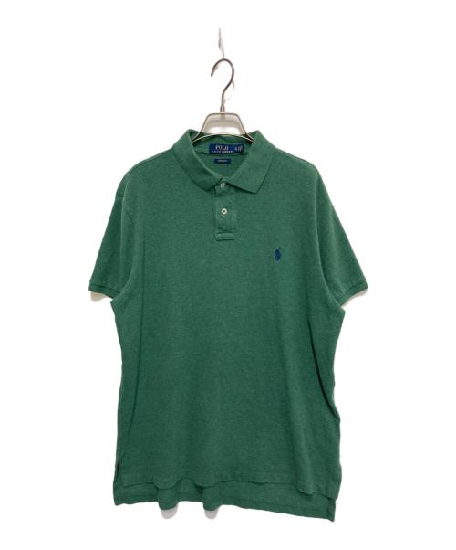 POLO RALPH LAUREN（ポロ・ラルフローレン）POLO RALPH LAUREN (ポロ・ラルフローレン) ポニー刺繍ポロシャツ グリーン サイズ:XLの古着・服飾アイテム