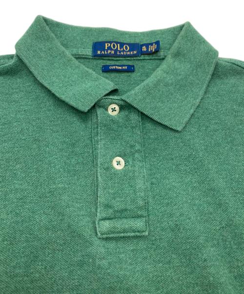 POLO RALPH LAUREN（ポロ・ラルフローレン）POLO RALPH LAUREN (ポロ・ラルフローレン) ポニー刺繍ポロシャツ グリーン サイズ:XLの古着・服飾アイテム