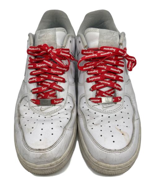 NIKE（ナイキ）NIKE (ナイキ) Supreme (シュプリーム) エアフォース1 ロー ホワイト サイズ:US10/UK9/EUR44の古着・服飾アイテム