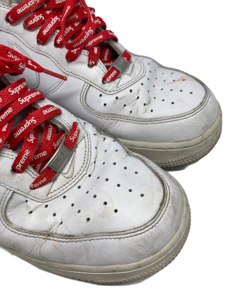 NIKE（ナイキ）NIKE (ナイキ) Supreme (シュプリーム) エアフォース1 ロー ホワイト サイズ:US10/UK9/EUR44の古着・服飾アイテム