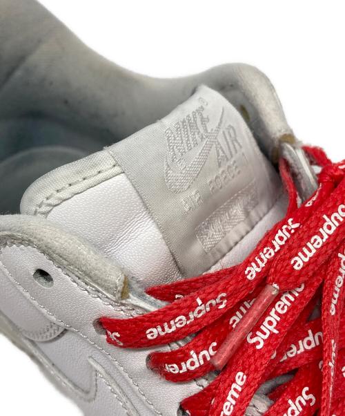 NIKE（ナイキ）NIKE (ナイキ) Supreme (シュプリーム) エアフォース1 ロー ホワイト サイズ:US10/UK9/EUR44の古着・服飾アイテム