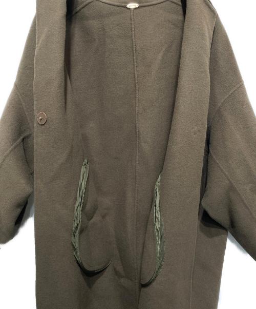 MUSE de Deuxieme Classe（ミューズ ドゥーズィエム クラス）MUSE de Deuxieme Classe (ミューズ ドゥーズィエム クラス) ウールアンゴラリバーコート ブラウン サイズ:FREEの古着・服飾アイテム