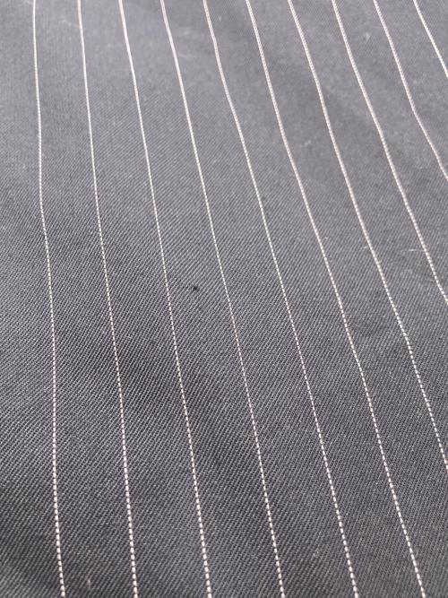 6(ROKU) BEAUTY&YOUTH（ロク ビューティーアンドユース）6(ROKU) BEAUTY&YOUTH (ロク ビューティーアンドユース) ストライプオールインワン ブラック サイズ:Mの古着・服飾アイテム