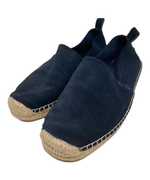 EMPORIO ARMANI（エンポリオアルマーニ）EMPORIO ARMANI (エンポリオアルマーニ) エスパドリーユ ネイビー サイズ:US10/UK9/EUR43の古着・服飾アイテム
