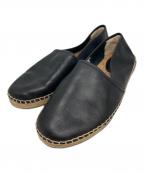 UGGアグ）の古着「レザーエスパドリーユ」｜ブラック