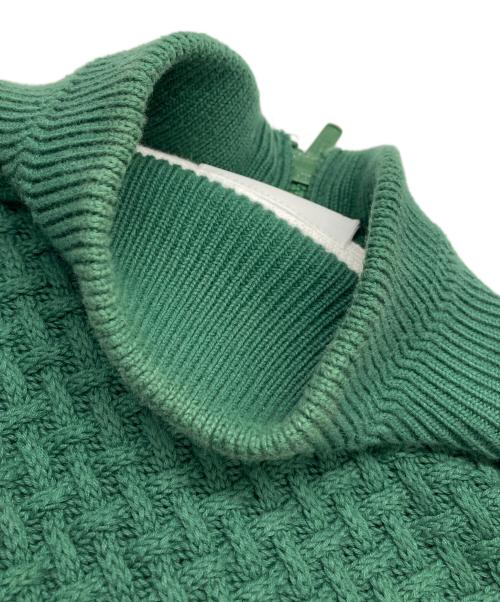 LACOSTE（ラコステ）LACOSTE (ラコステ) バスケットニットジップアップ グリーン サイズ:2の古着・服飾アイテム