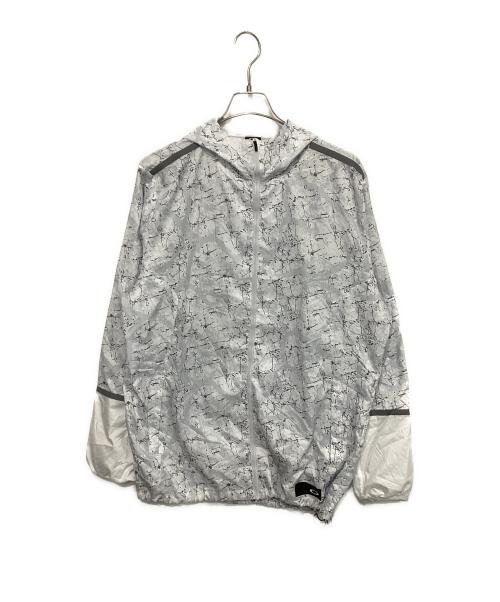 OAKLEY（オークリー）OAKLEY (オークリー) 総柄ナイロンジャケット グレー サイズ:XXLの古着・服飾アイテム