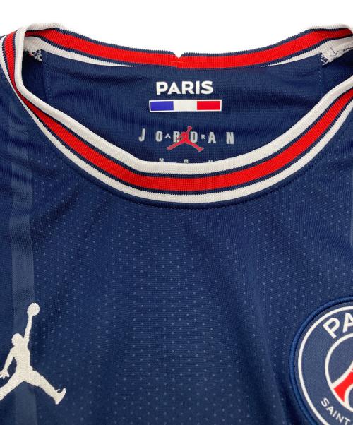 JORDAN（ジョーダン）JORDAN (ジョーダン) PARIS (パリス) 半袖レプリカゲームシャツ ブルー サイズ:Mの古着・服飾アイテム