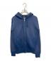 RRL（ダブルアールエル）の古着「USED加工 フリースフルジップ フーディ」｜ブルー
