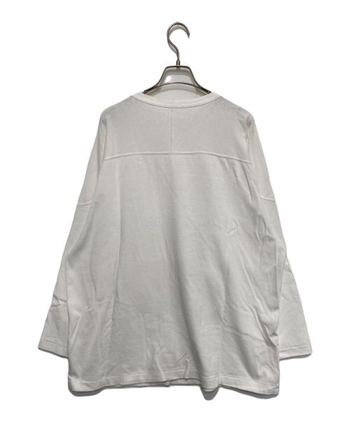 COMOLI（コモリ）COMOLI (コモリ) フットボールTシャツ ホワイト サイズ:3の古着・服飾アイテム