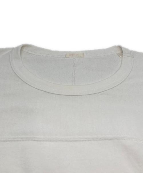 COMOLI（コモリ）COMOLI (コモリ) フットボールTシャツ ホワイト サイズ:3の古着・服飾アイテム