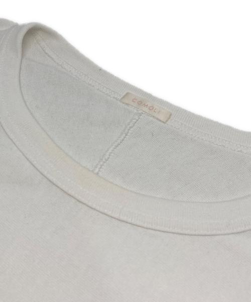 COMOLI（コモリ）COMOLI (コモリ) フットボールTシャツ ホワイト サイズ:3の古着・服飾アイテム