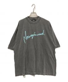 Essay（エッセイ）の古着「ピグメント ドロップショルダー Tシャツ」｜グレー