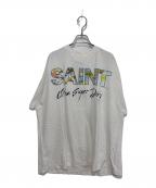 SAINT MICHAELセントマイケル）の古着「SUPER DIRTY プリントTシャツ」｜ホワイト