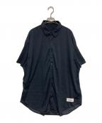 dDdDdDdデー）の古着「ポロメッシュ ショートスリーブシャツ」｜ブラック