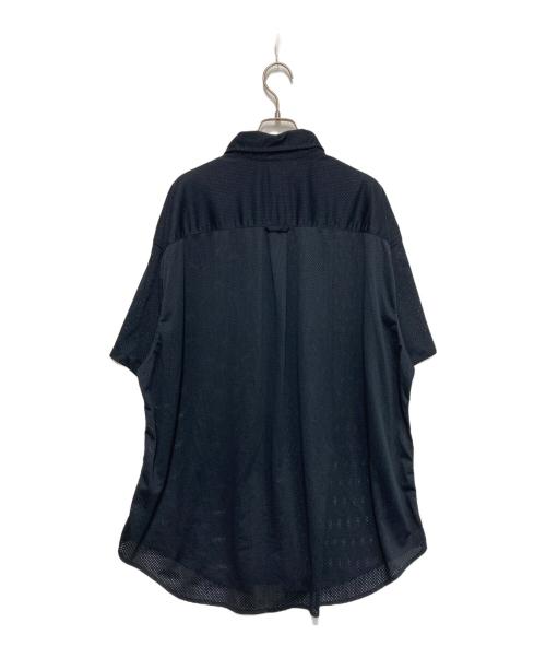 dDdDdDd（デー）dDdDdDd (デー) ポロメッシュ ショートスリーブシャツ ブラック サイズ:XLの古着・服飾アイテム