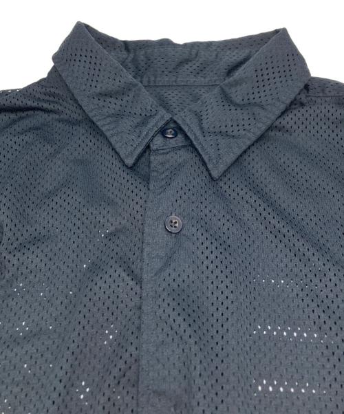 dDdDdDd（デー）dDdDdDd (デー) ポロメッシュ ショートスリーブシャツ ブラック サイズ:XLの古着・服飾アイテム