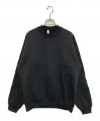 LOS ANGELES APPARELロサンゼルスアパレル）の古着「14オンス 裏起毛スウェット」｜ブラック