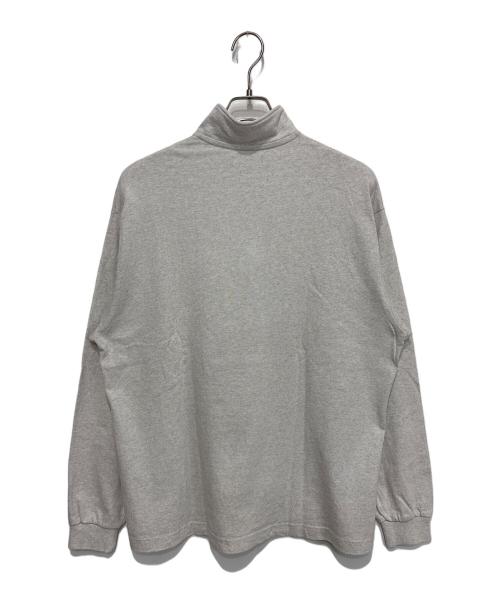 NAUTICA（ノーティカ）NAUTICA (ノーティカ) ハーフジップロゴカットソー グレー サイズ:Ｍの古着・服飾アイテム