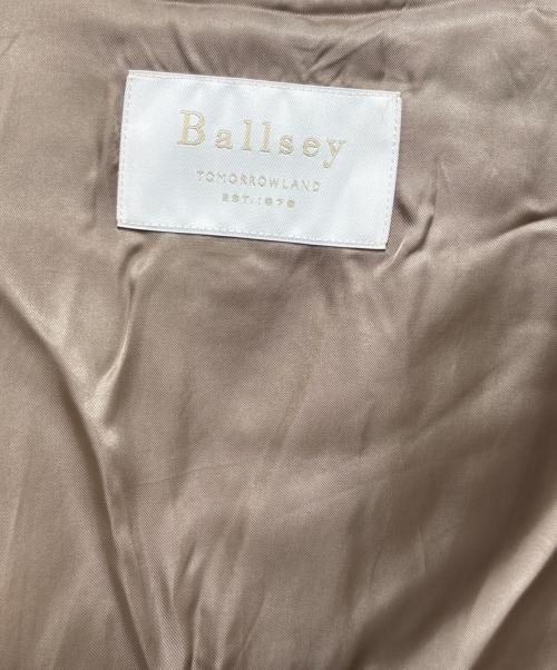 BALLSEY（ボールジィ）BALLSEY (ボールジィ) プレミアムウールリバー オープンカラーショートコート アイボリー サイズ:34の古着・服飾アイテム