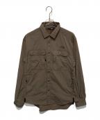 THE NORTH FACEザ ノース フェイス）の古着「ロングスリーブキャノピーワークシャツ」｜ブラウン