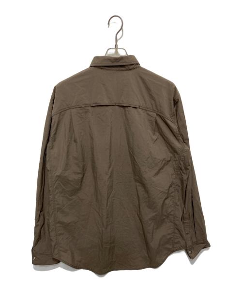 THE NORTH FACE（ザ ノース フェイス）THE NORTH FACE (ザ ノース フェイス) ロングスリーブキャノピーワークシャツ ブラウン サイズ:XLの古着・服飾アイテム