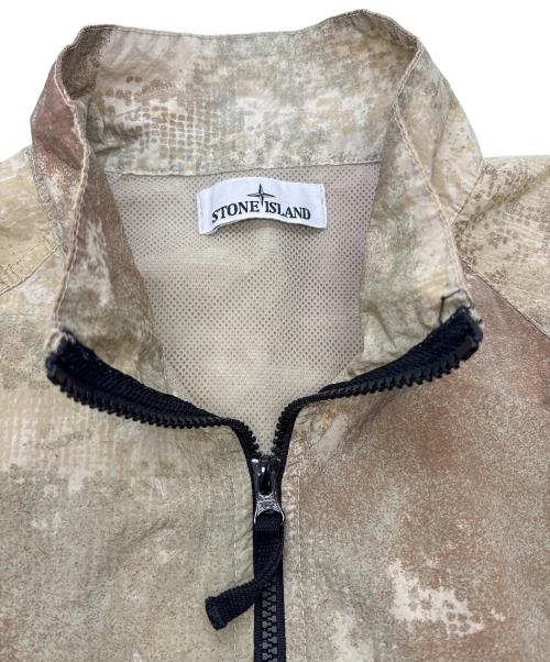 STONE ISLAND（ストーンアイランド）STONE ISLAND (ストーンアイランド) グリッドカモ ナイロンジャケット グリーン サイズ:XLの古着・服飾アイテム