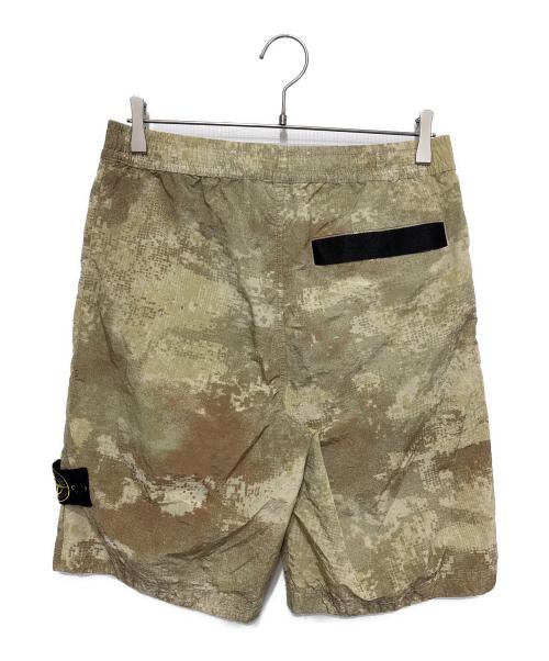 STONE ISLAND（ストーンアイランド）STONE ISLAND (ストーンアイランド) ナイロンハーフパンツ グリーン サイズ:30の古着・服飾アイテム