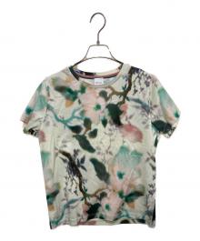 PAUL SMITH（ポールスミス）の古着「”Lens Blur Botanical” 半袖Tシャツ」｜グリーン