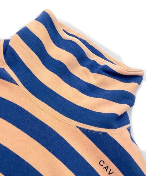 C.E（シーイー）C.E (シーイー) CAV EMPTボーダースウェット オレンジ×ブルー サイズ:Mの古着・服飾アイテム