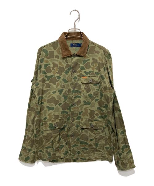 POLO RALPH LAUREN（ポロ・ラルフローレン）POLO RALPH LAUREN (ポロ・ラルフローレン) カモフラハンティングジャケット グリーン サイズ:Sの古着・服飾アイテム