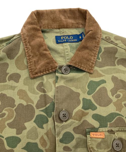 POLO RALPH LAUREN（ポロ・ラルフローレン）POLO RALPH LAUREN (ポロ・ラルフローレン) カモフラハンティングジャケット グリーン サイズ:Sの古着・服飾アイテム