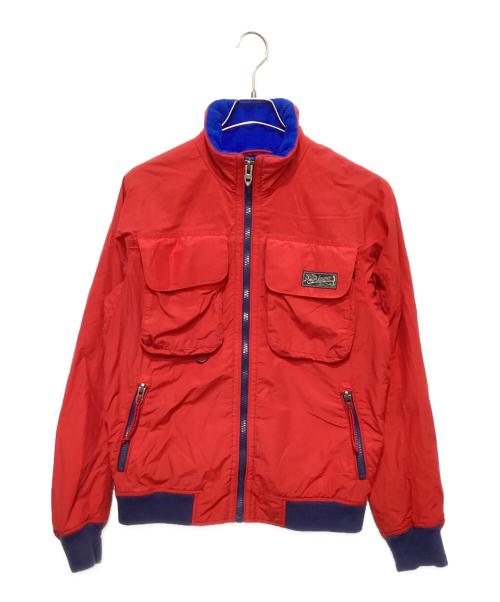 POLO RALPH LAUREN（ポロ・ラルフローレン）POLO RALPH LAUREN (ポロ・ラルフローレン) 裏フリースシェルジャケット レッド サイズ:Ｓの古着・服飾アイテム