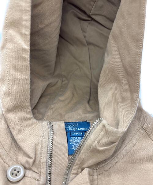 POLO RALPH LAUREN（ポロ・ラルフローレン）POLO RALPH LAUREN (ポロ・ラルフローレン) フーデッドジャケット ベージュ サイズ:XLの古着・服飾アイテム
