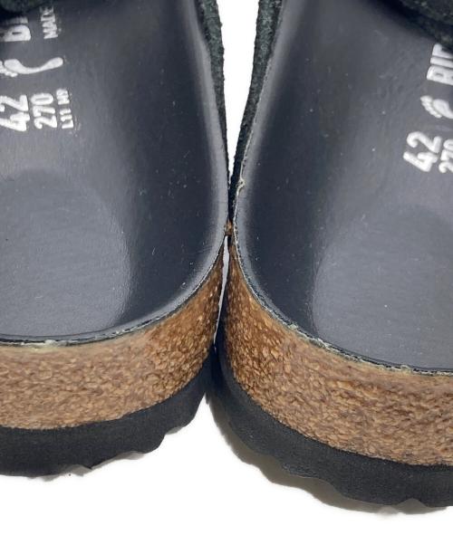 BIRKENSTOCK（ビルケンシュトック）BIRKENSTOCK (ビルケンシュトック) B&Y別注  チューリッヒ ビッグバックルサンダル ブラック サイズ:42の古着・服飾アイテム