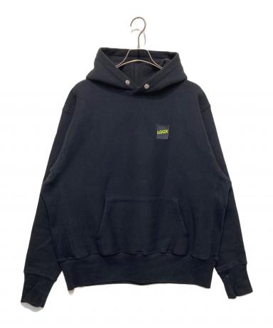 トップス SIGNATURE SNAP HOODIE LQQK STUDIO LQQK Studio/SIGNATURE SNAP FLEECE HOODIE (NAVY)