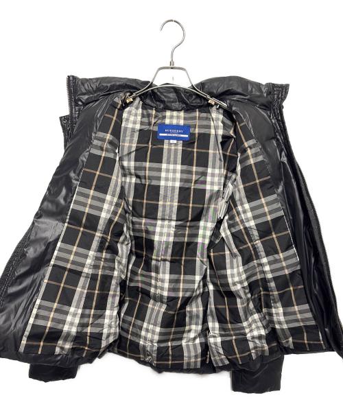 BURBERRY BLUE LABEL（バーバリーロンドンブルーレーベル）BURBERRY BLUE LABEL (バーバリーロンドンブルーレーベル) ダウンジャケット ブラック サイズ:38の古着・服飾アイテム