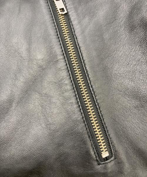 URBAN RESEARCH ROSSO（アーバンリサーチロッソ）URBAN RESEARCH ROSSO (アーバンリサーチロッソ) UKラムレザーシングルライダース ブラック サイズ:Mの古着・服飾アイテム