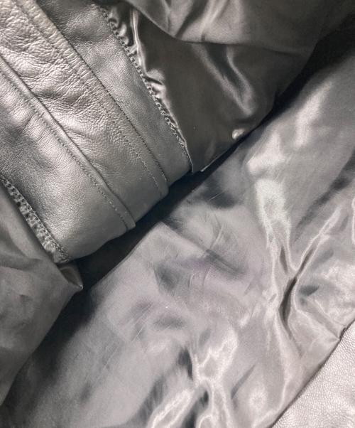 URBAN RESEARCH ROSSO（アーバンリサーチロッソ）URBAN RESEARCH ROSSO (アーバンリサーチロッソ) UKラムレザーシングルライダース ブラック サイズ:Mの古着・服飾アイテム