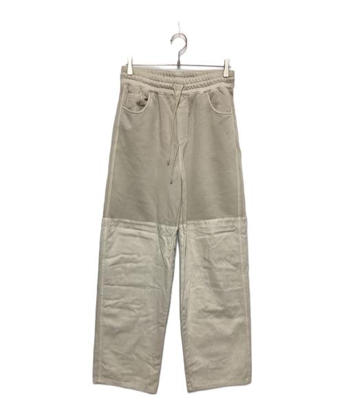 AMOMENTO（アモーメント）AMOMENTO (アモーメント) ドローストリングデニムパンツ ベージュ サイズ:Ｍの古着・服飾アイテム