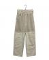 AMOMENTO（アモーメント）の古着「ドローストリングデニムパンツ」｜ベージュ