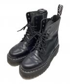 Dr.Martensドクターマーチン）の古着「ジェイドン 8ホール サイドジップ レザー レースアップ ブーツ」｜ブラック