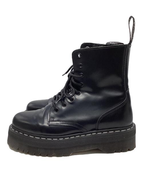 Dr.Martens（ドクターマーチン）Dr.Martens (ドクターマーチン) ジェイドン 8ホール サイドジップ レザー レースアップ ブーツ ブラック サイズ:UK8の古着・服飾アイテム