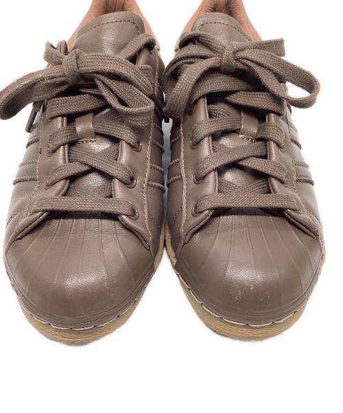adidas（アディダス）adidas (アディダス) SUPERSTAR LUX / スーパースター LUX ブラウン サイズ:22.5ｃｍの古着・服飾アイテム