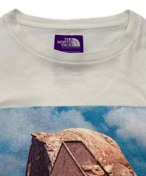 THE NORTHFACE PURPLELABEL（ザ・ノースフェイス パープルレーベル）THE NORTHFACE PURPLELABEL (ザ・ノースフェイス パープルレーベル) PALACE (パレス) グラフィックプリントカットソー ホワイト サイズ:Ｍの古着・服飾アイテム