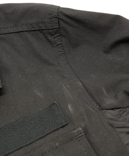 sacai（サカイ）sacai (サカイ) Cotton Oxford Nylon Twill Shirt / コットン オックスフォード ナイロン ツイル ミリタリー シャツ ブラック サイズ:2の古着・服飾アイテム